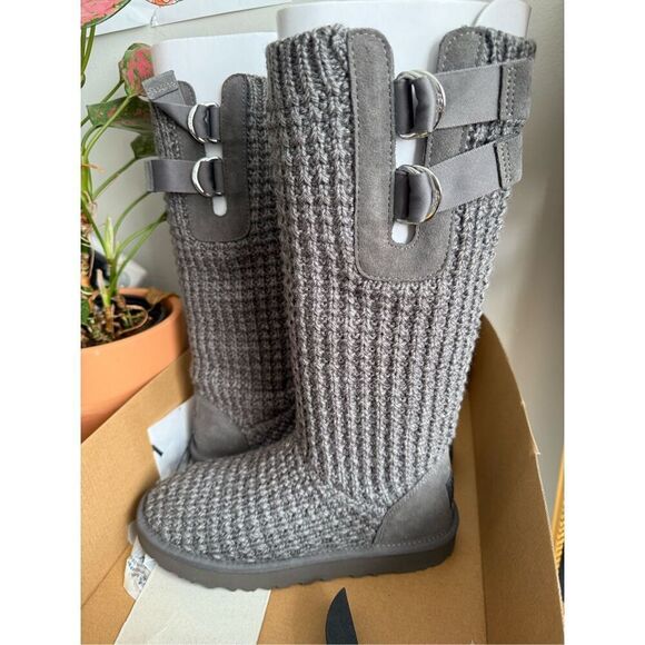 Ugg classic solene tall boot gray size 7 - Picture 3 of 8